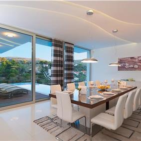 5 bedroom villa with heated infinity pool and sea views near Milna, Brac Island, sleeps 10